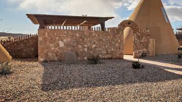 Overnattingsstedets uteområder