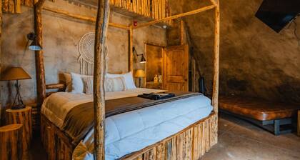 Tipi Perfect for Stargazing In Zion Chief Tipi #41 on the Pond w/ 1 King Bed, Hot Tub & Outdoor Kitchen