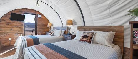 1 dormitorio, cuna de viaje, wifi gratis y ropa de cama