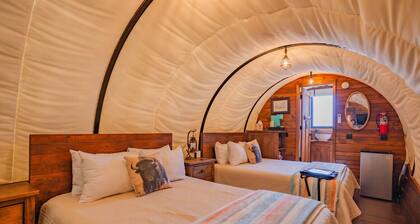 Outdoor fun Wagon #19 w/2QB, bathroom and a Fire