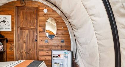 Unique Pet Friendly Covered Wagon with 2 QB #24