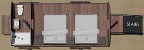 Floor plan - Wyatt Earp Pet Friendly Wagon #30 w/ 2QB and Fire Pit (Virgin)