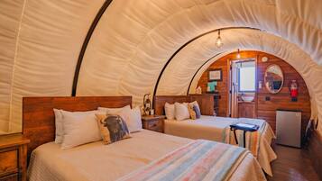 1 bedroom, travel crib, free WiFi, bed sheets