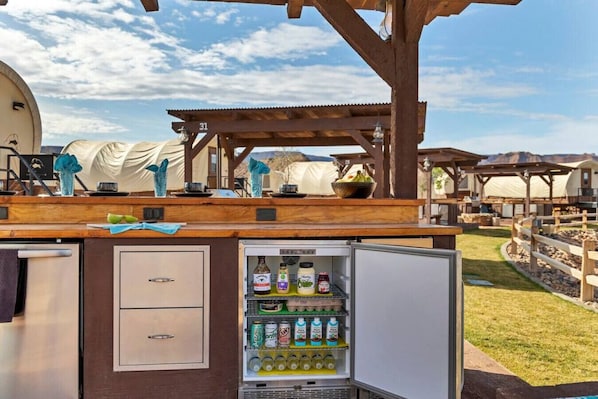 Overnattingsstedets uteområder