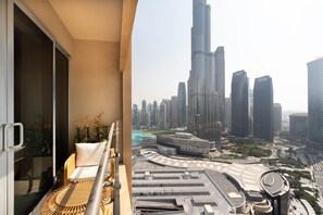 Blick vom Balkon
