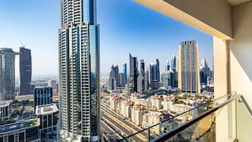 Premium Studio (Cozy - Burj View) | Balcony