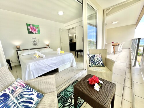 Hanitea flat, at the entrance of Papeete, 1bdr - Wi-Fi - park - 3 pers