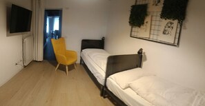 1 室のベッドルーム、アイロン / アイロン台、WiFi (無料)、ベッドシーツ