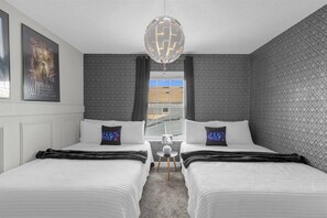 4 bedrooms, travel cot, WiFi, bed sheets