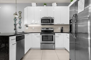 Fridge, oven