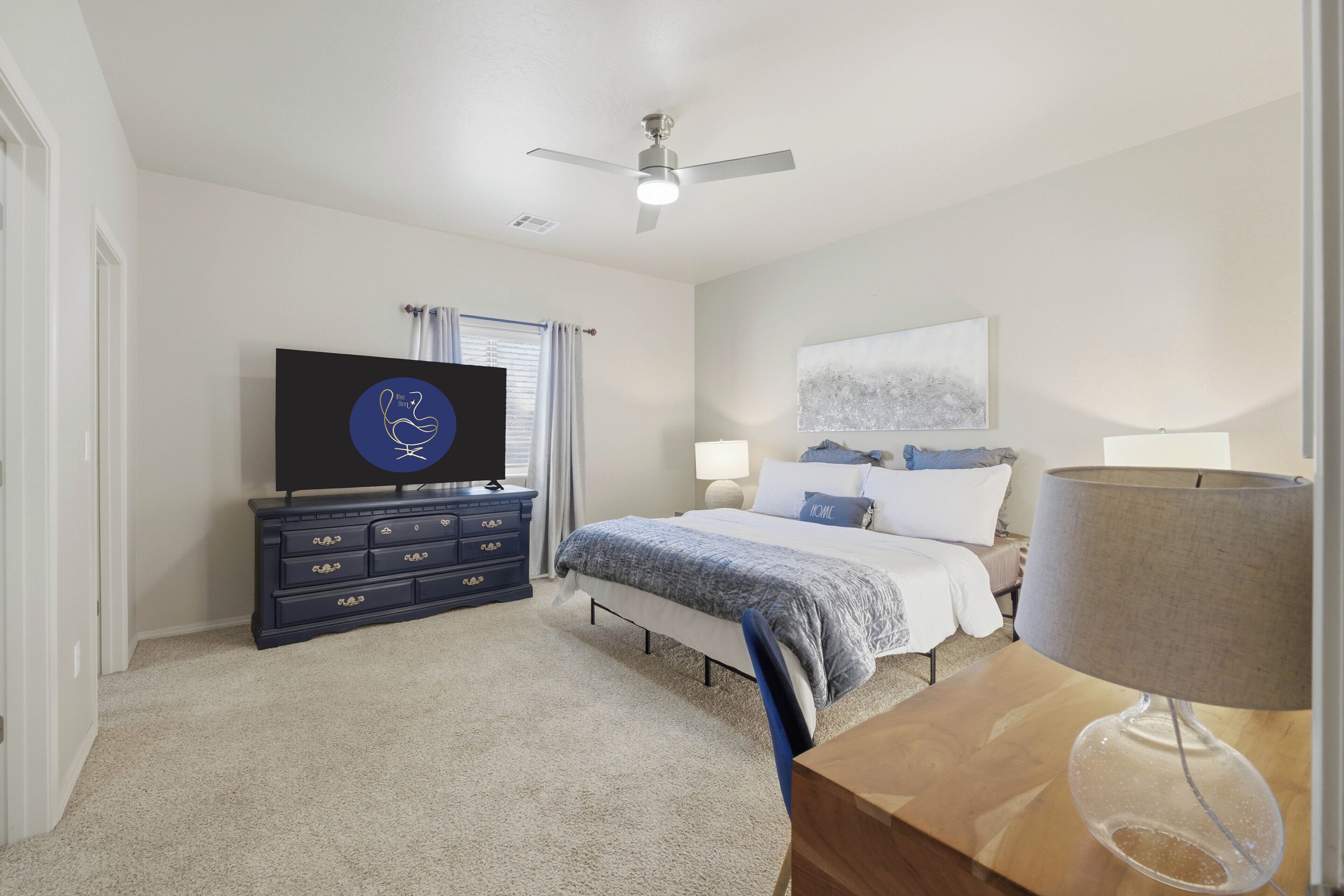 4 bedrooms, desk, iron/ironing board, free WiFi