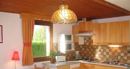 GITE DANS CHALET SAVOYARD, 4 PERS, au pied des pistes, calme, vue, expo sud