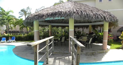 Fantastic Condo right on Beautiful Cabarete Beach with a gorgeous pool!
