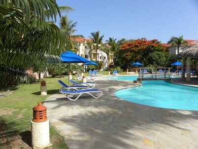 Fantastic Condo right on Beautiful Cabarete Beach with a gorgeous pool! 