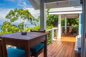 Basic Villa | Terrace/patio - Luna Beach Resort (Roatan)