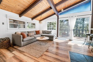 TV connectée, cheminée, Netflix, Hulu