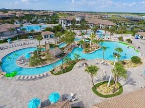 Una piscina riscaldata