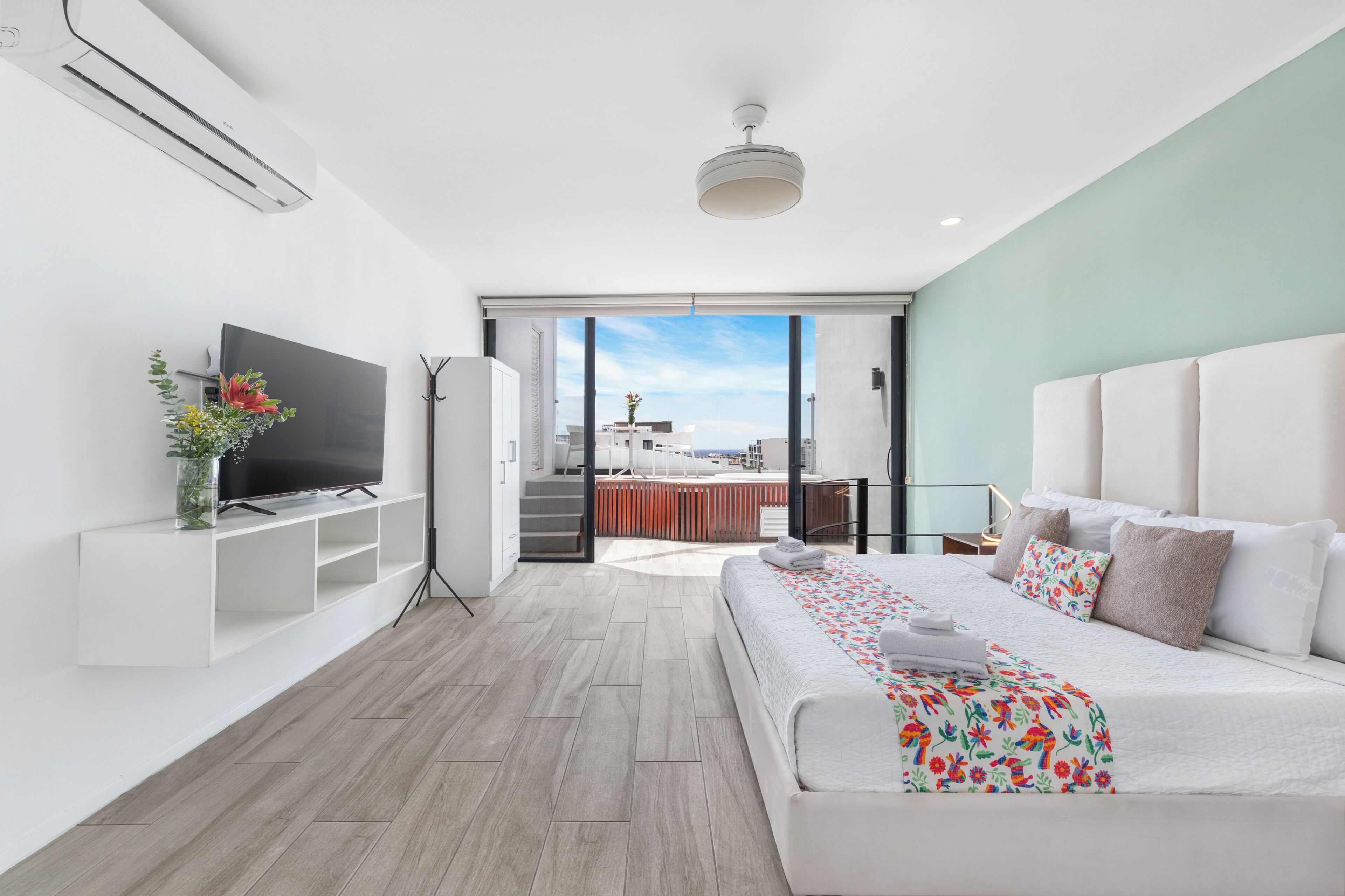 Penthouse | Luxe beddengoed, gratis wifi, beddengoed