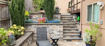 Comfortable home with Puget Sound view, decks, garden patio, WiFi & W/D