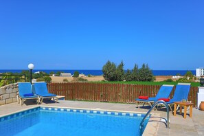 Pool - The Vines, private pool, sea views, in Latchi (Latchi)