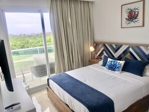 2 bedrooms, Internet, bed sheets, wheelchair access - Cana Rock De Lujo 344 Vista Al Campo De Golf (Punta Cana)