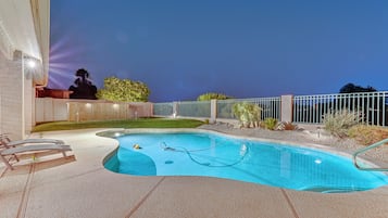 Una piscina climatizada