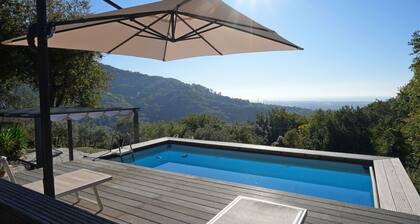House - 4 People - Private Pool & Garden - Sea View - WiFi