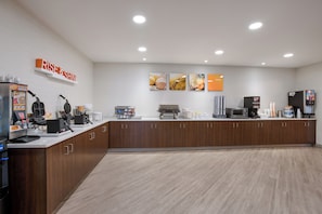 Free buffet breakfast