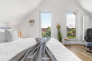 2 Schlafzimmer, Reisekinderbett, kostenloses WLAN
