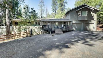 Stroll up to the charming front porch and enter through the covered entryway of this inviting residence.