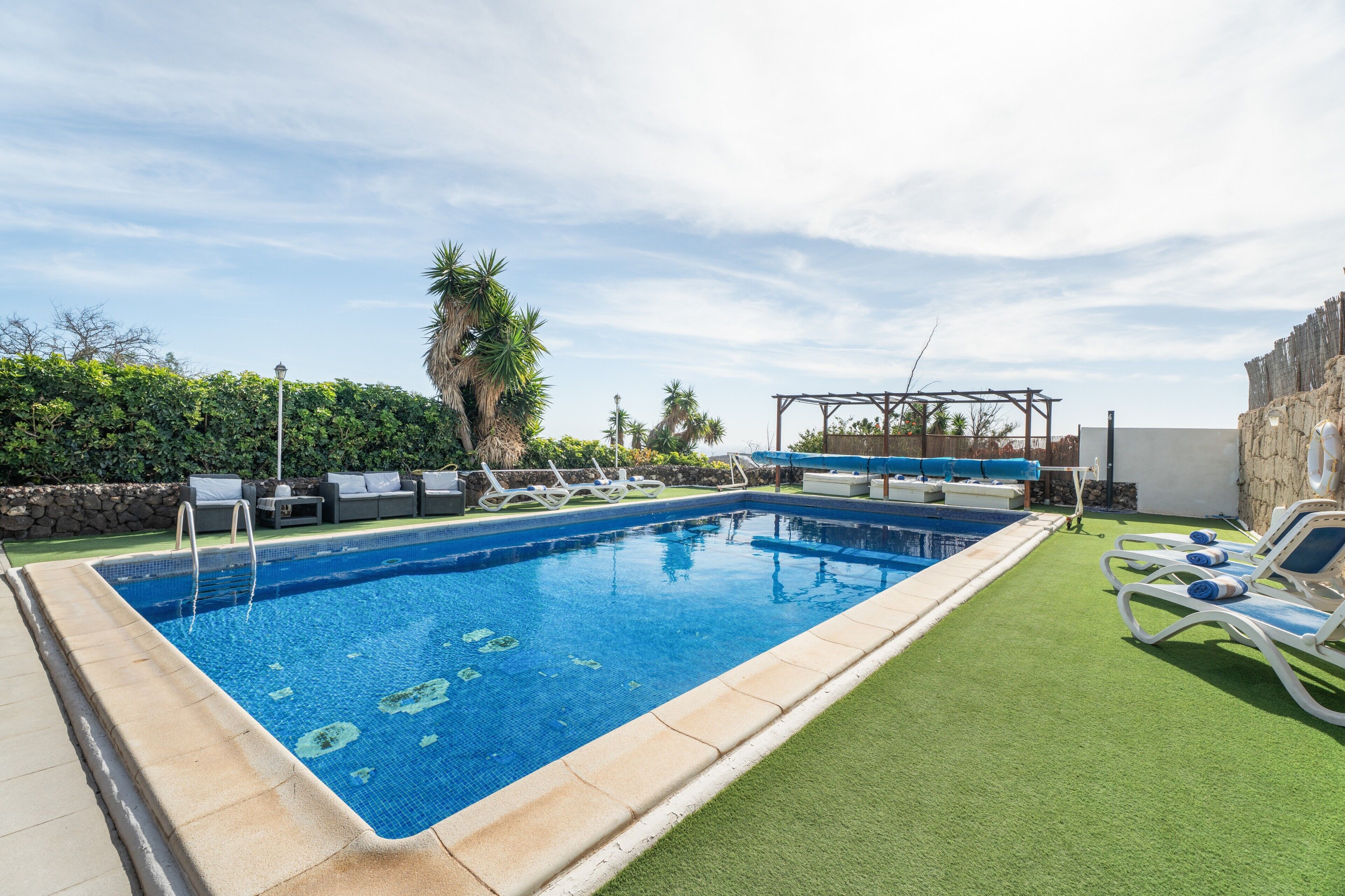 Una piscina climatizada