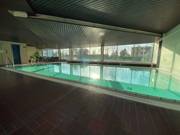 Indoor pool, a heated pool