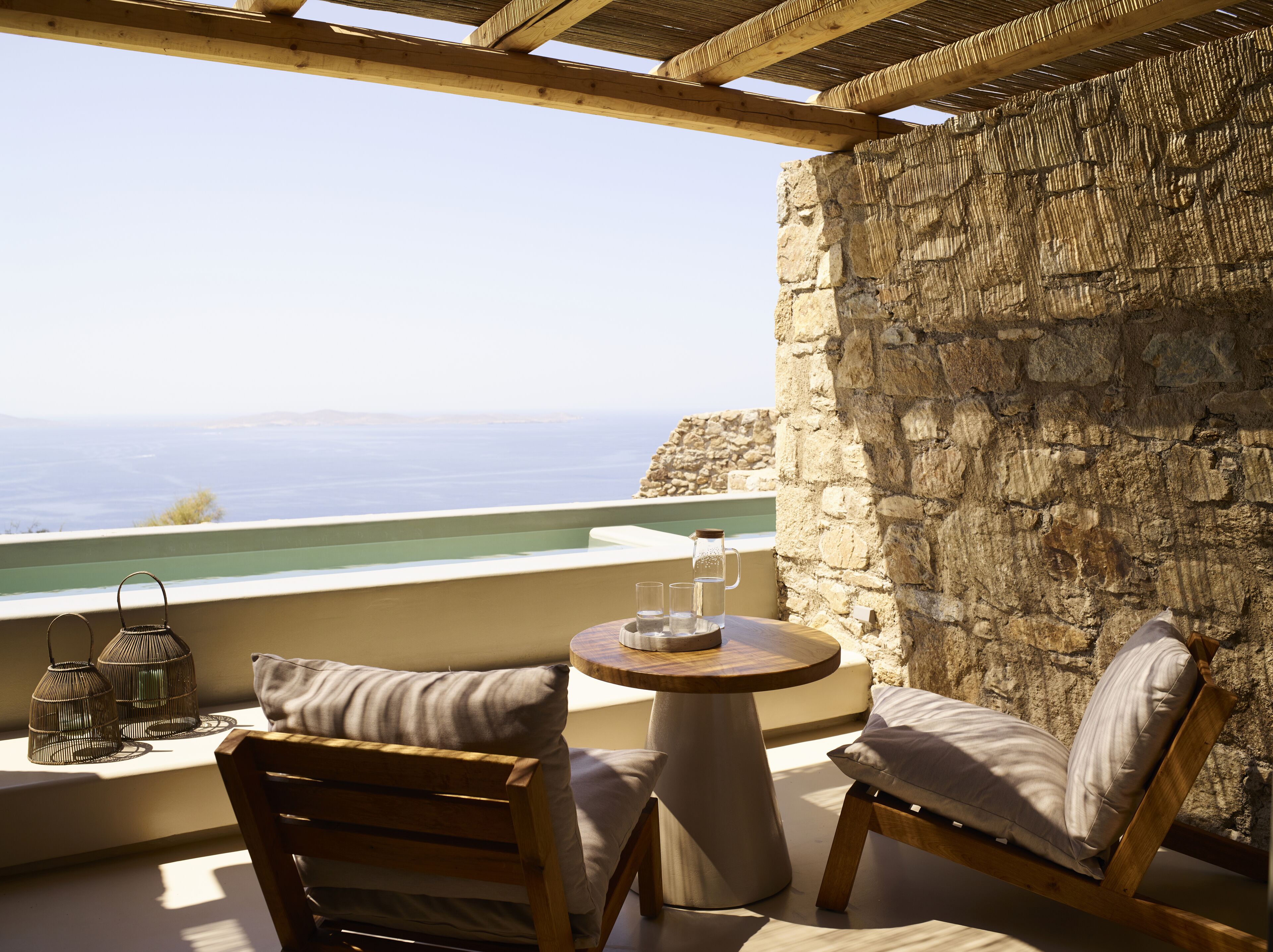 Junior Suite Sea View Plunge Pool | Utsikt mot havet/stranden