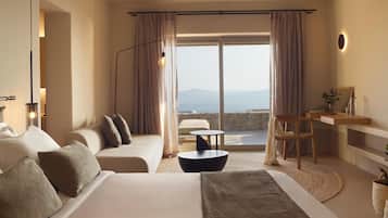 Signature Suite, 1 King Bed, Terrace, Sea View (Living Room, Pool Access)