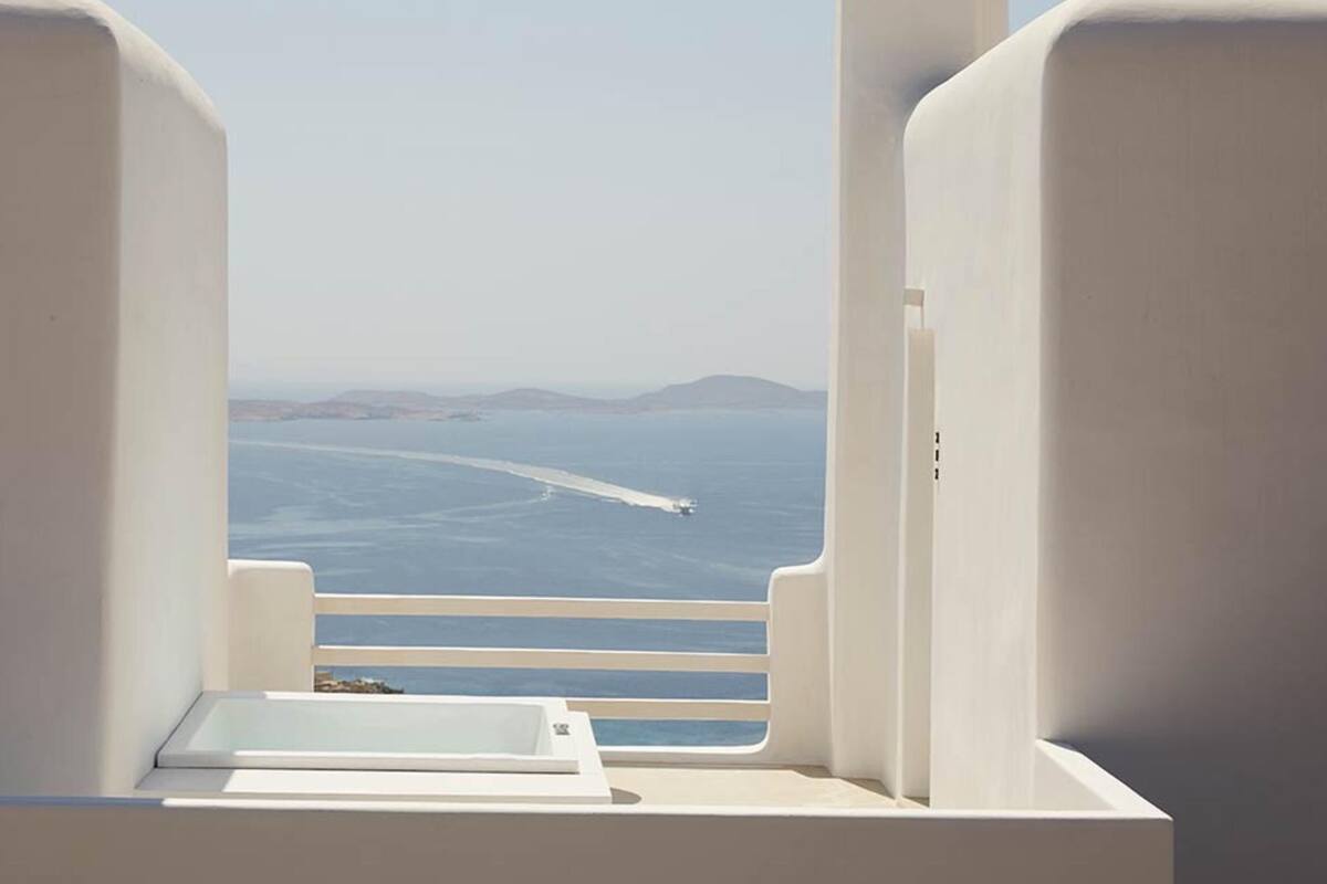 Deluxe Room, 1 King Bed, Terrace, Sea View | View from room