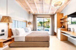 In-room safe, individually decorated, individually furnished, desk - Chrousso Village (Kassandra)