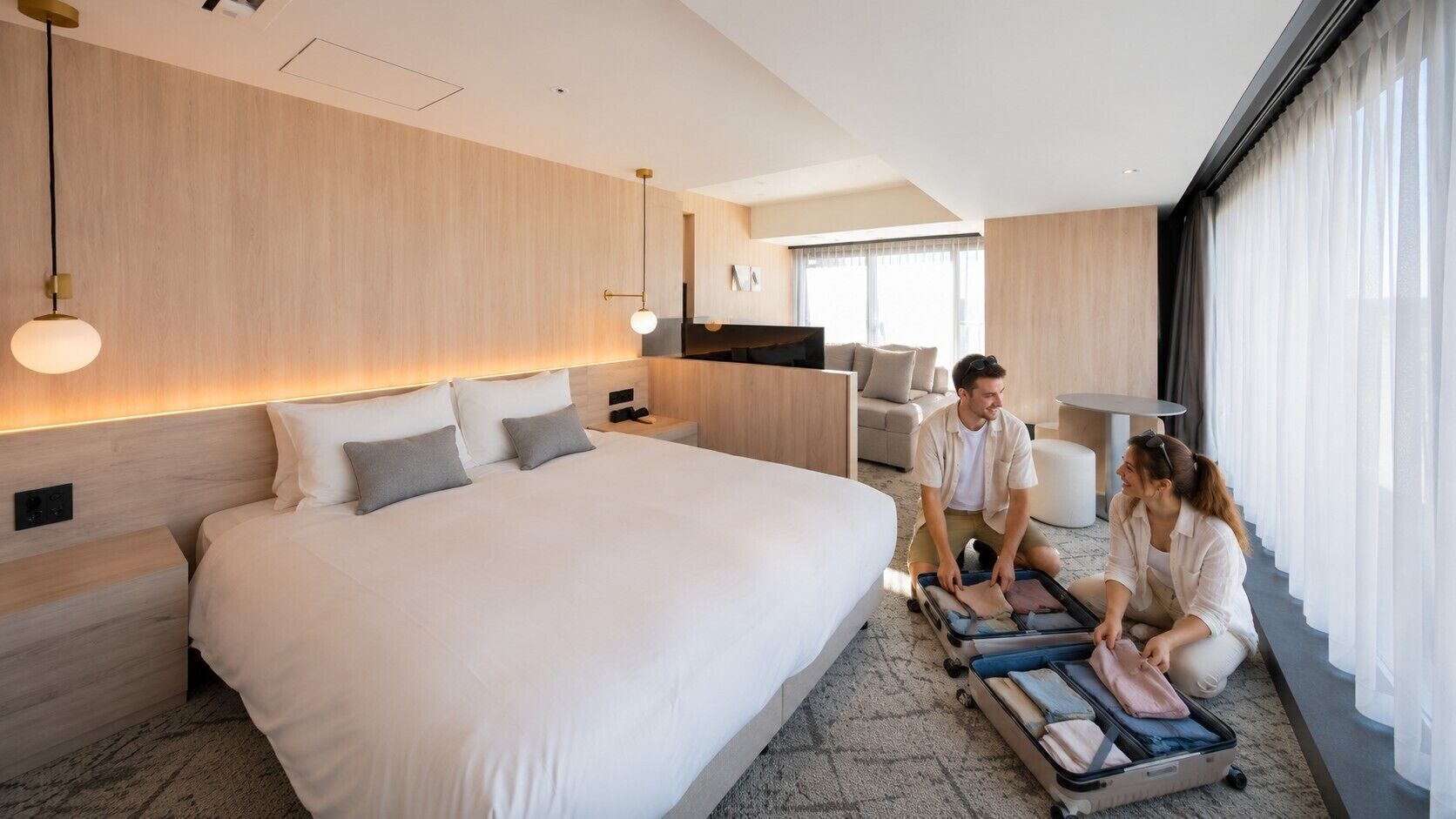 Premium bedding, down duvets, in-room safe, blackout curtains