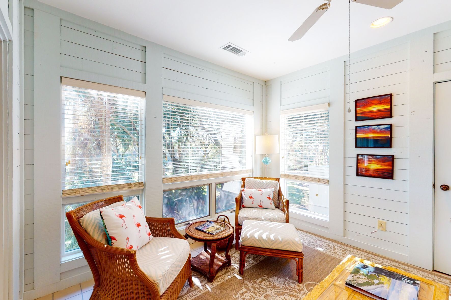 TV, fireplace, stereo