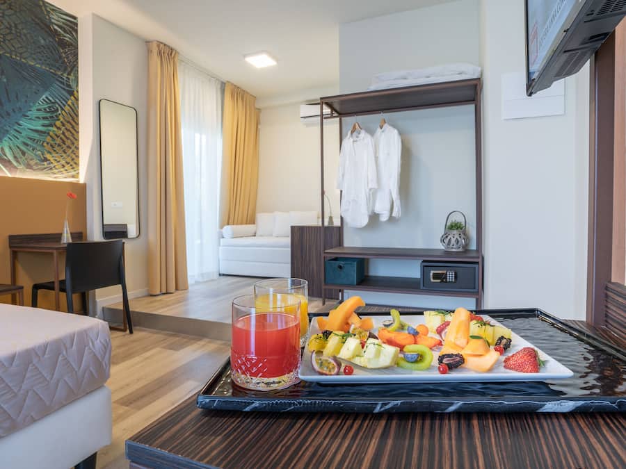 Vierbettzimmer, Balkon