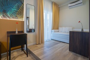 Quadruple Room, Balcony | In-room safe, desk, blackout drapes, free WiFi