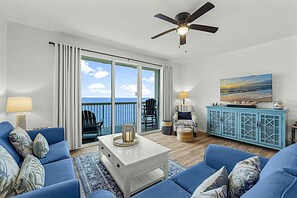 Smart TV, books, video library, stereo