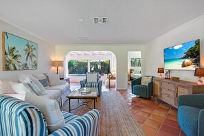 Smart TV, books, music library