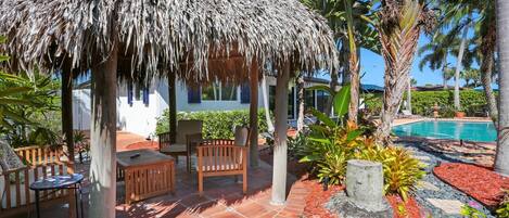 Piscina externa, piscina aquecida