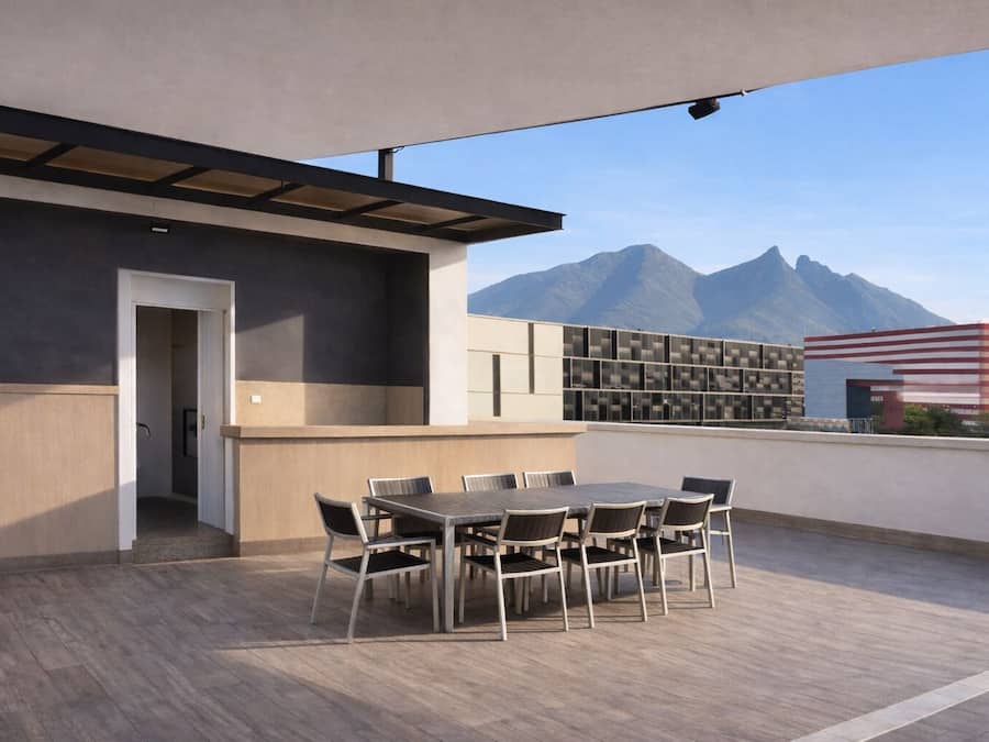 Terraço na cobertura