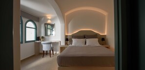 Superior Double or Twin Room | Individually decorated, individually furnished, blackout drapes - Armonia (Santorini)