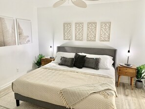 3 bedrooms, iron/ironing board, travel crib, free WiFi