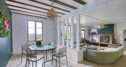 So Villa Buisson (41) - Heated swimming pool - Volleyball - 2h from Paris- 30p.