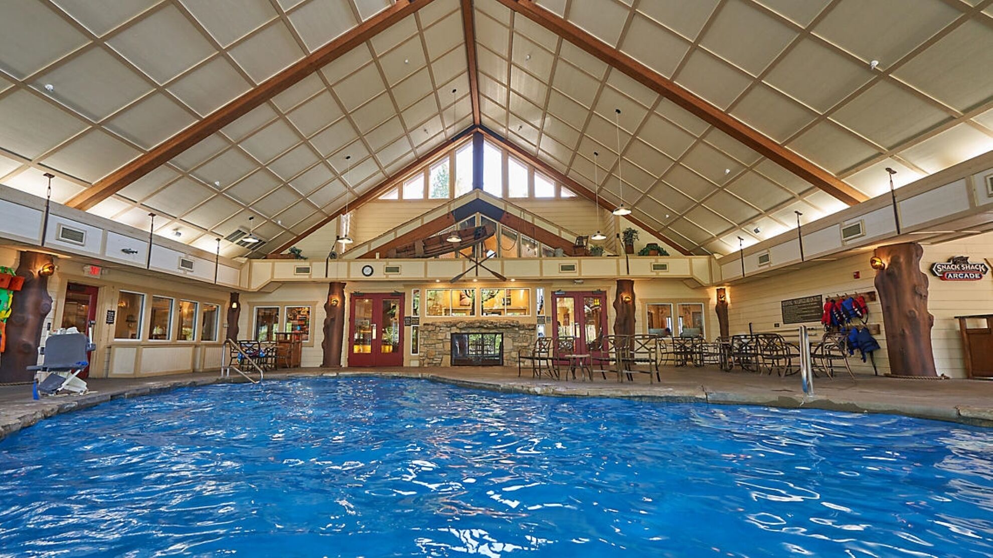 Indoor pool, outdoor pool