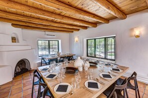 Dining - Gem Hacienda-Taos-Luxe Home-9 bedrooms-Sleeps 30-Book Now! (Taos)