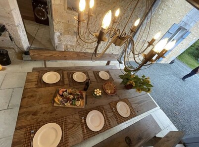 Modernised 18th Century Riverside Farmhouse with Private Spa & Wellness Retreat